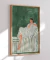 Quadro Decorativo Desenho Mulher Listras Verdes na internet