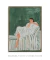 Quadro Decorativo Desenho Mulher Listras Verdes na internet