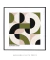 Quadro Decorativo Geometric Design Verde - loja online