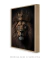 Quadro Decorativo Leão Com Coroa Rubi - loja online