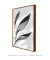 Quadro Decorativo Poster Folhas Listradas