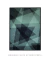 Quadro Decorativo Poster Geométrico Floresta Nebulosa - Verde, Abstrato, Triângulos - DePoster Content Décor | Loja Online de Quadros Decorativos