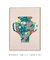 Quadro Decorativo Vaso Com Flores Fundo Pastel