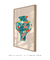 Quadro Decorativo Vaso Com Flores Fundo Pastel - comprar online