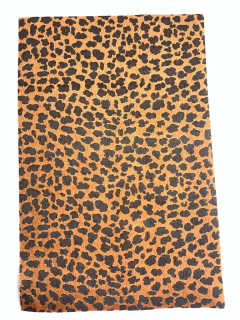 LONITA ANIMAL PRINT - ONÇA - PÊLO CAMEL - 25X40 - 1 FOLHA na internet