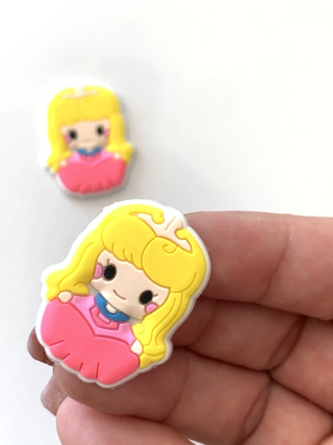 APLIQUE PRINCESA AURORA - EMBORRACHADO - 2 UNIDADES