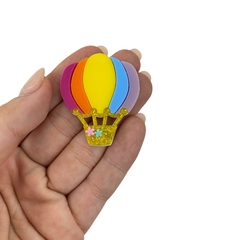 APLIQUE BALÃO CORES FORTES ACRÍLICO ADL - 3,5CM - 1 UNIDADE - comprar online