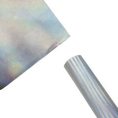 LONITA NAPA HOLOGRÁFICA - PRATA - 25X40CM - 1 FOLHA