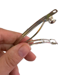 PRESILHA PRATA - 0,8CM - 5 UNIDADES - comprar online