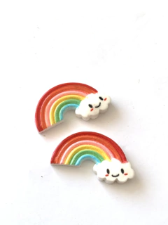 APLIQUE ARCO ÍRIS RESINA PEQUENO - 2 UNIDADES - comprar online