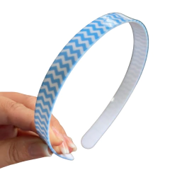 TIARA CHEVRON AZUL ACRILICO ADL IMPRESSO - TURMA DA MÔNICA - 1 UNIDADE - comprar online