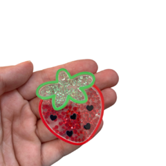 APLIQUE MORANGO BIG ACRILICO - 5CM - 1 UNIDADE - comprar online