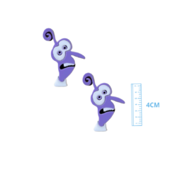 APLIQUE DIVERTIDAMENTE MEDO ACRILICO ADL - 4CM - 1 UNIDADE - comprar online