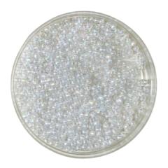 PÉROLA COM FURO BOLHA DE SABÃO - 4MM - 20 GRAMAS