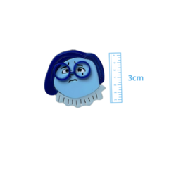 PINGENTE DIVERTIDAMENTE TRISTEZA ACRILICO ADL - 3CM - 1 UNIDADE