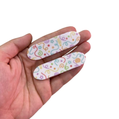 CLIP DIVERTIDAMENTE ACRILICO ADL - 7CM - 2 UNIDADES - comprar online
