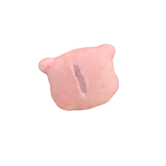APLIQUE BICHINHOS URSO ROSA PELÚCIA - 4CM -1 UNIDADE na internet