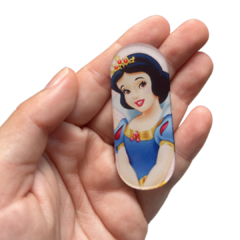 CLIP PLACAS PRINCESAS 3D - BRANCA DE NEVE - 6,5CM - 1 UNIDADE - comprar online