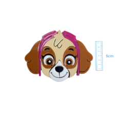 APLIQUE SKYE ACRÍLICO ADL - PATRULHA CANINA - 5CM - 1 UNIDADE