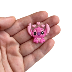 APLIQUE ANGEL CORAÇÃO EMBORRACHADO - 3CM - 2 UNIDADES - comprar online