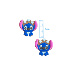 APLIQUE STITCH CORAÇÃO EMBORRACHADO - 3CM - 2 UNIDADES