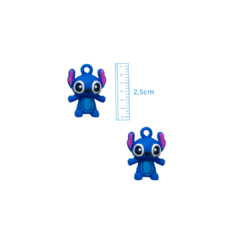 PINGENTE STITCH EMBORRACHADO - 2,5CM - 2 UNIDADES