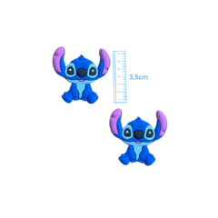 APLIQUE STITCH PEQUENO EMBORRACHADO - 3,5CM - 2 UNIDADES