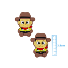APLIQUE WOODY EMBORRACHADO - TOY STORY - 2 UNIDADES
