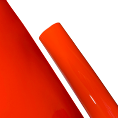 LONITA VERNIZ - ORANGE - LARANJA - 25X40CM - 1 FOLHA