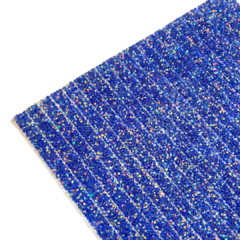 MANTA STRASS AZUL ROYAL - 2 FILEIRAS - 1CM
