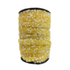 TIRA STRASS PÉROLA AMARELO CANDY - 10MM - 1 METRO