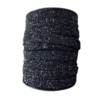 TIRA STRASS PRETO - 10MM - 1 METRO