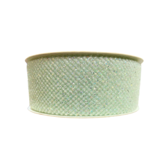 FITA ESCAMA CANDY - VERDE BEBÊ - 38MM - 1 METRO