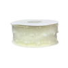 FITA POMPOM CANDY VOIL - OFF WHITE - 38MM - 1 METRO