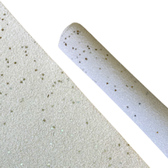 LONITA GLITTER ESTRELA PRATA YAMA - BRANCA - 27X40CM - 1 FOLHA