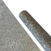 LONITA GLITTER FLOCADA YAMA - PRATA - 27X40CM - 1 FOLHA