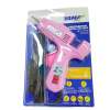 PISTOLA COLA QUENTE BIVOLT BASTÃO FINO ROSA YAMA - 1 UNIDADE