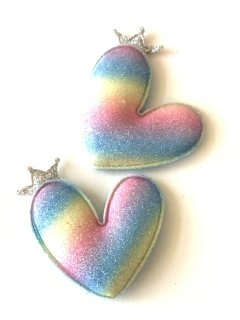 APLIQUE CORAÇÃO GALÁXIA LONITA - 2 UNIDADES - comprar online