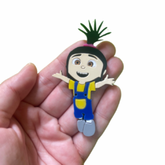 APLIQUE AGNES MINIONS ACRILICO ADL - 8CM - 1 UNIDADE - comprar online