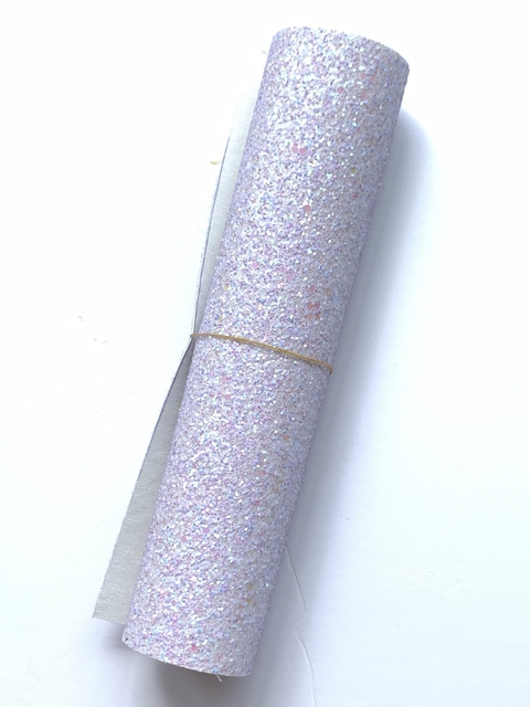 LONITA GLITTER LILÁS - 25X40CM - 1 FOLHA