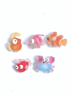 APLIQUE PEIXE RESINA - 5 UNIDADES - comprar online