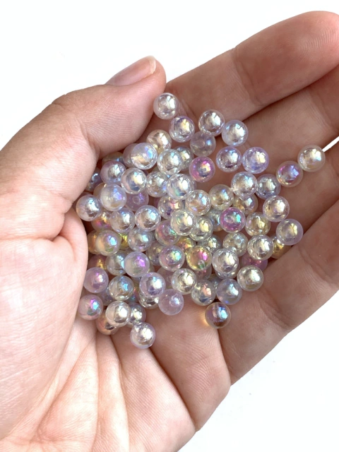 MIÇANGA TRANSPARENTE FURTACOR SEM FURO - 6MM - 20 GRAMAS - comprar online