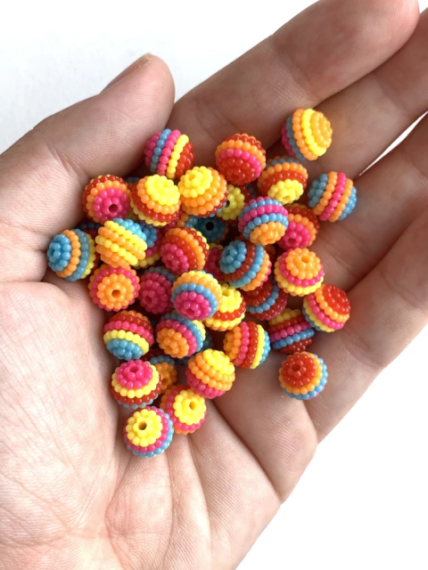 MIÇANGA PULSEIRA BOLINHA COLORIDA - 20 GRAMAS