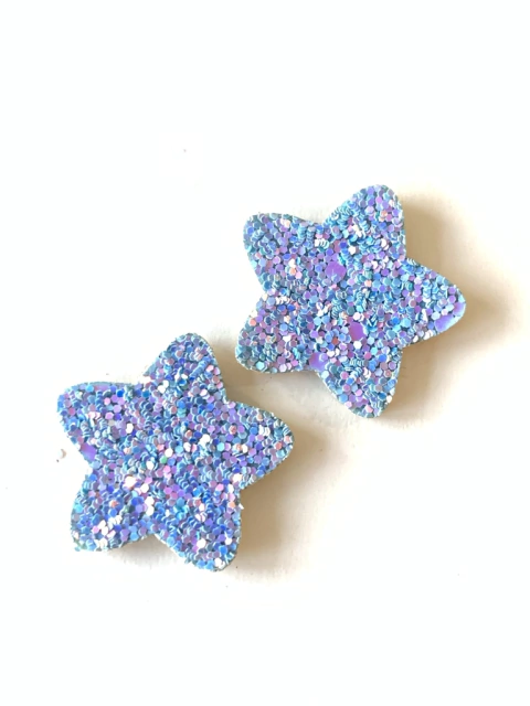 APLIQUE ESTRELA LONITA MINI AZUL - 2 UNIDADES