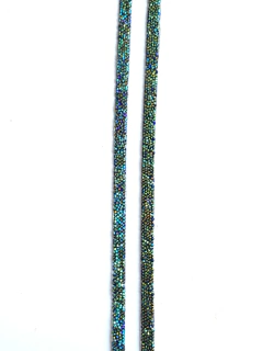 MANTA STRASS PRETA FURTA COR - 2 FILEIRAS - 1CM - comprar online