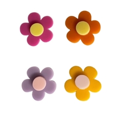 KIT FLOR CORES FORTES ADL - 3CM - 4 UNIDADES