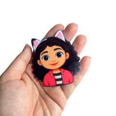 APLIQUE GABBY ACRILICO ADL IMPRESSO - ARCO - 7CM - 1 UNIDADE na internet