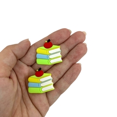 APLIQUE LIVRO ESCOLAR EMBORRACHADO - 2 UNIDADES - comprar online