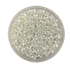 FLOR ARAMADO OFF WHITE PEROLADA - 10MM - 10 GRAMAS