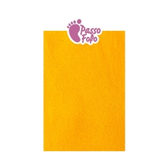 MEIA PARA ARTESANATO PASSO FOFO AMARELO OURO - 1 UNIDADE